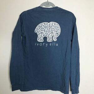 Ivory Ella paisley print long sleeve‎ t shirt